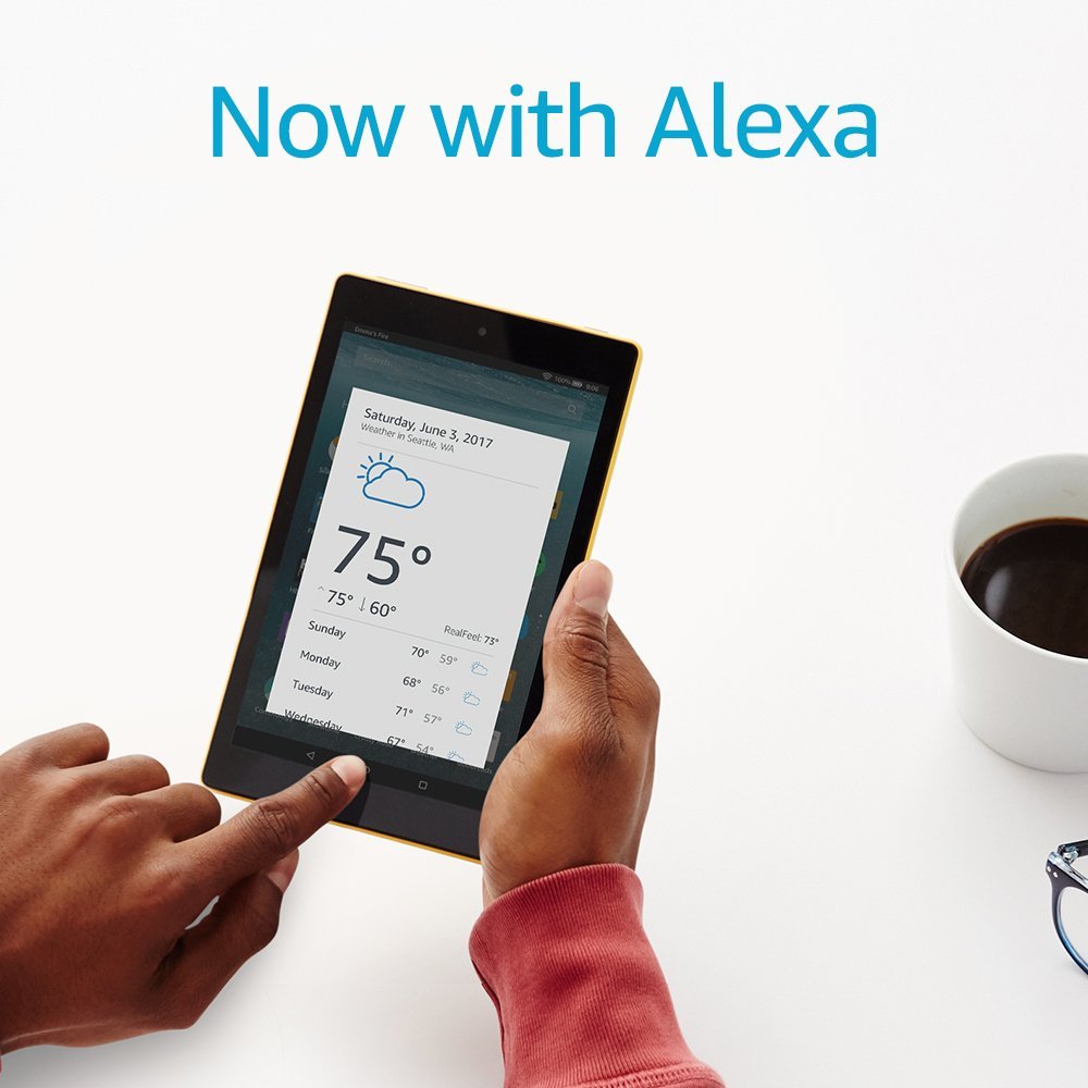 All-New Fire 7 Tablet with Alexa, 7 inch screen display