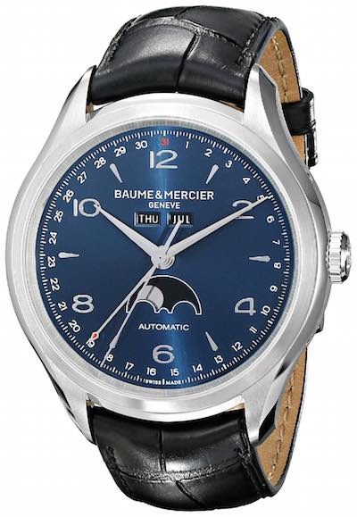 Baume & Mercier Clifton 10057 - Analog Display Swiss Automatic Black Watch