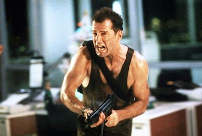 Die Hard McClane with gun