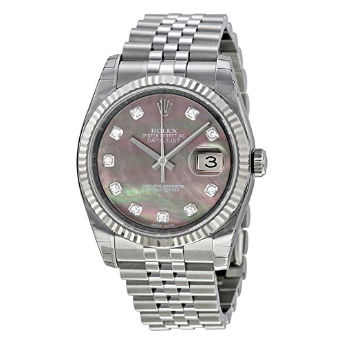 Rolex Datejust Automatic 116234BKMDJ Mother of Pearl Dial Stainless Steel Watch