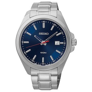 Seiko Three-Hand Silver-Tone Stainless Steel Men's watch 