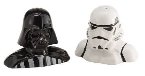 Darth Vader and Stormtrooper Salt & Pepper Shakers