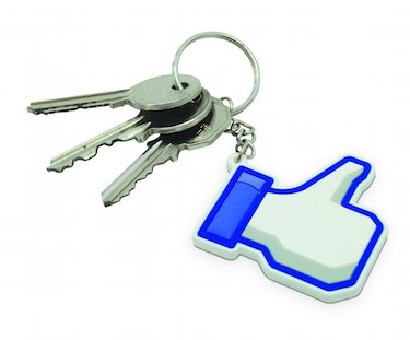 Facebook 'Like' Keychain