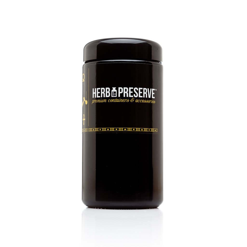 Herb Preserve Ultraviolet Glass Stash Jar