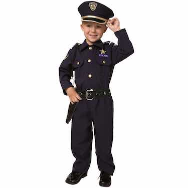 Deluxe Police Dress Up Costume